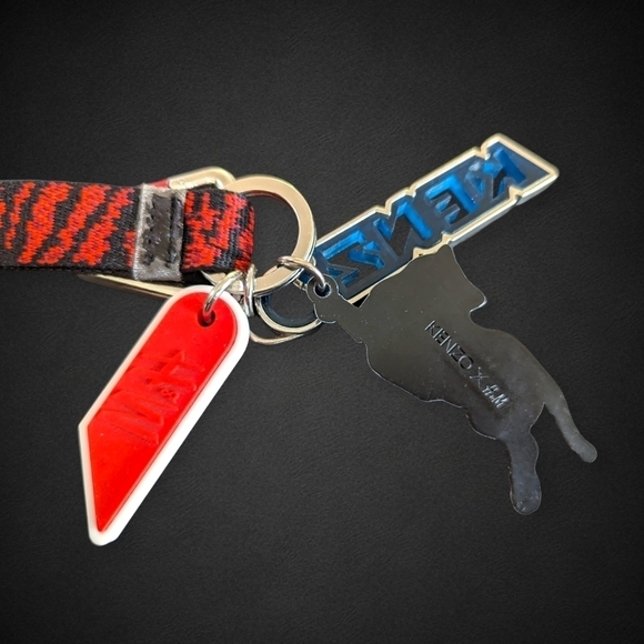 Kenzo X H&M Keychain Tiger Key Ring Keyfob Carabiner Clip - Picture 4 of 9